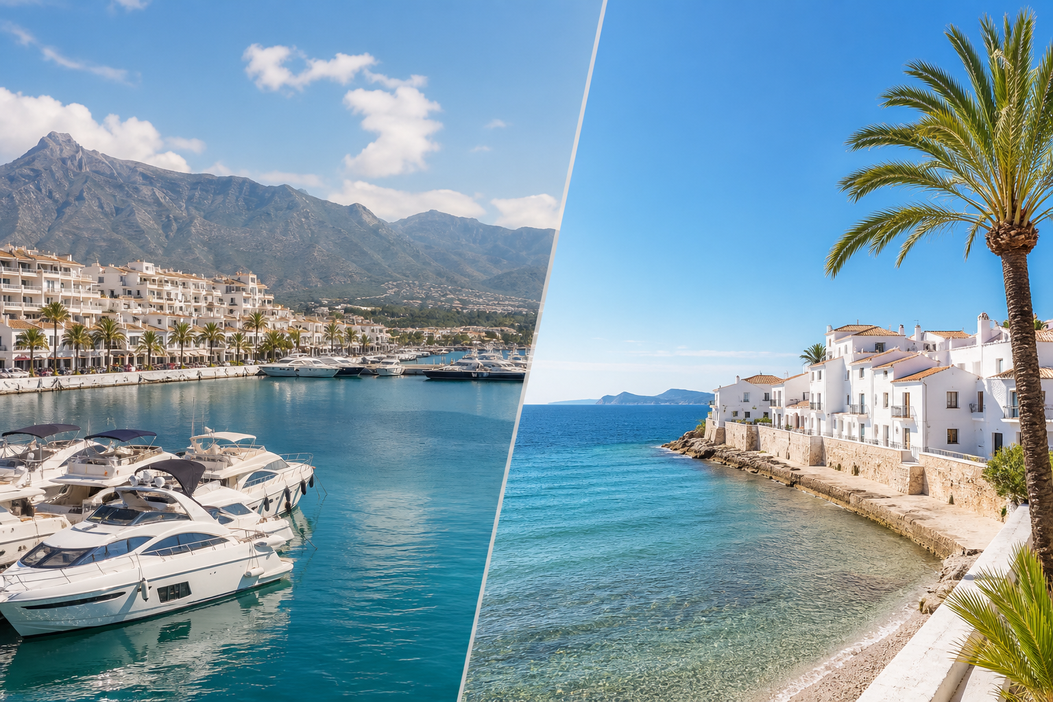 Jämförelse mellan Costa del Sol och Costa Blanca